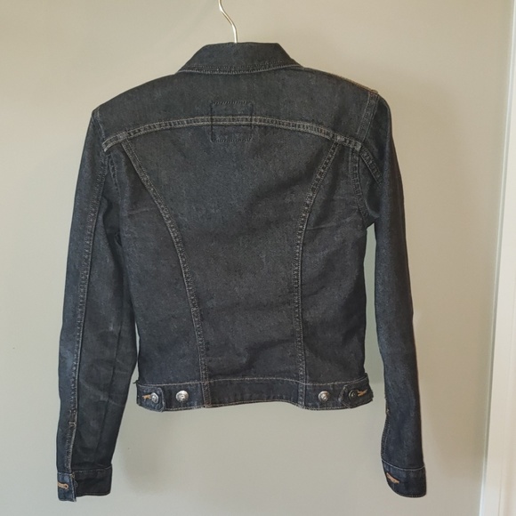 Dark denim jean jacket - Picture 6 of 7